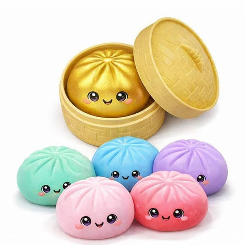 Squishy Mystery Dumpling Golden Surprise Mystery Squishy