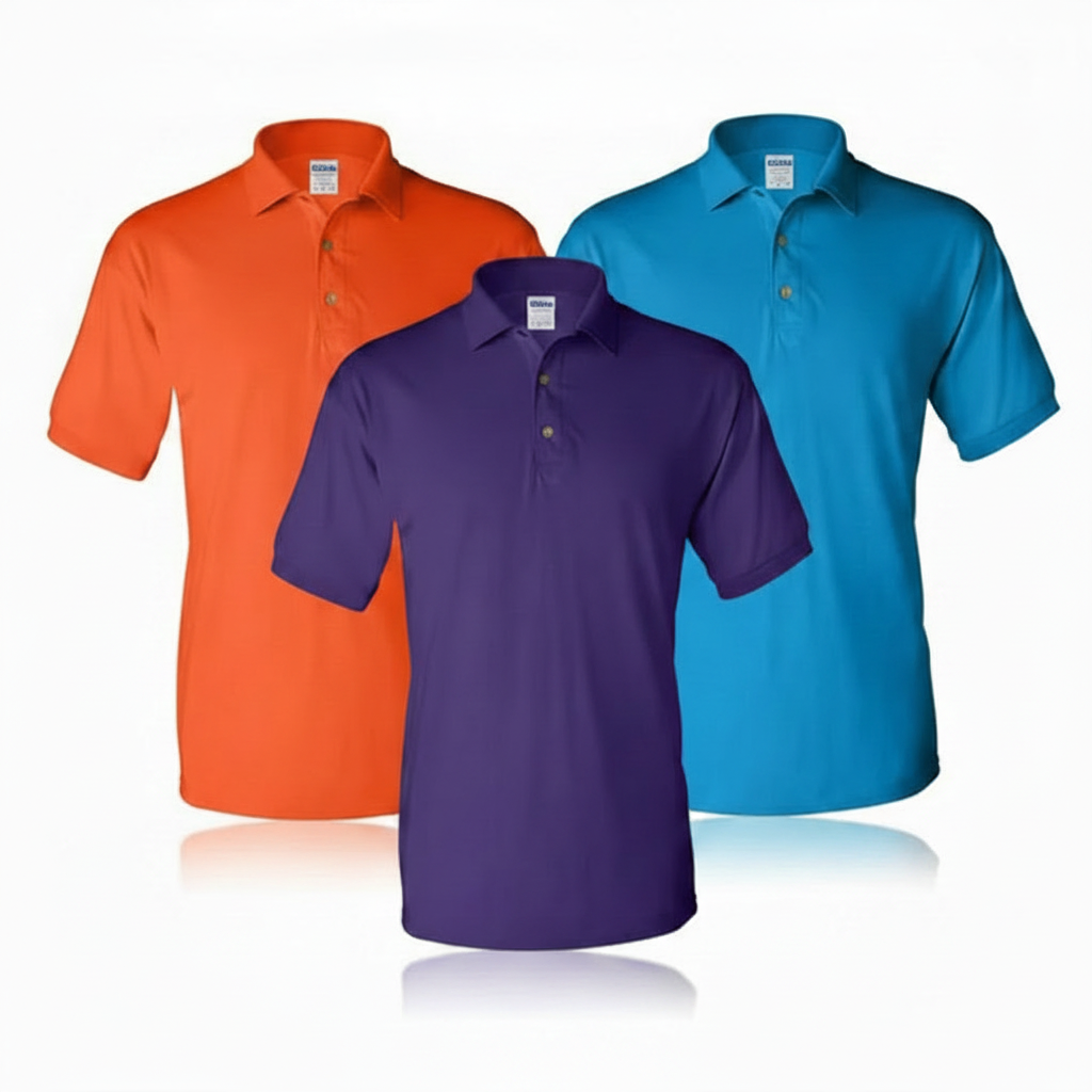 Gildan 3-Pack Polo - Dark Grey Tag