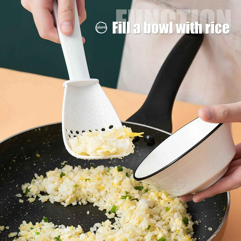 Heat Resistant Cooking Spoon Soup Colander Scoop Kitchen Multifunctional Utensil