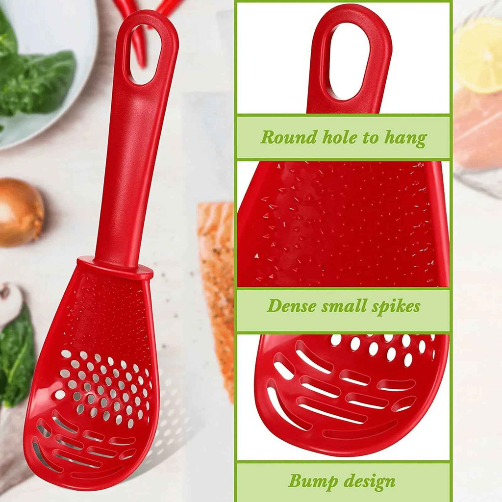 Heat Resistant Cooking Spoon Soup Colander Scoop Kitchen Multifunctional Utensil