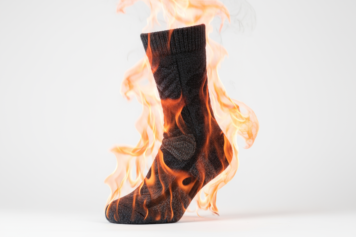 Hero image with fire