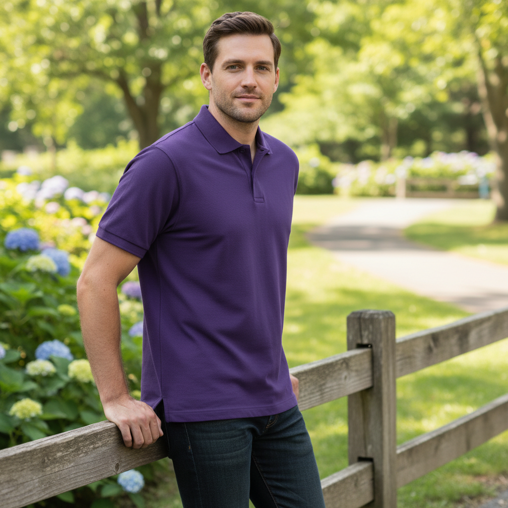 Gildan Men's Polo Shirt Lifestyle Photo