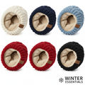 Women's Thermal Cable Knit Beanies - Assorted 2 Pack with Fur Lining