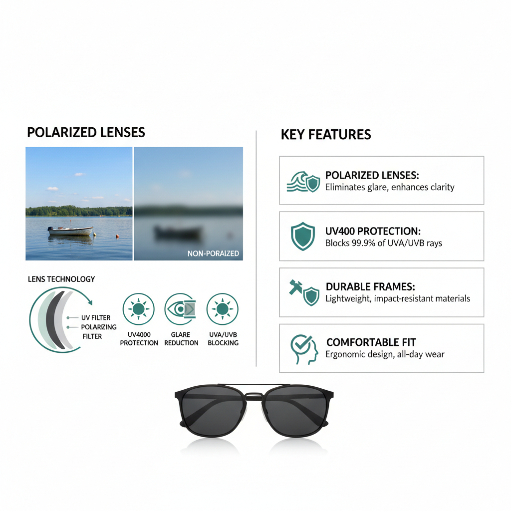 Polarized sunglasses features and benefits - UV protection and lens technology