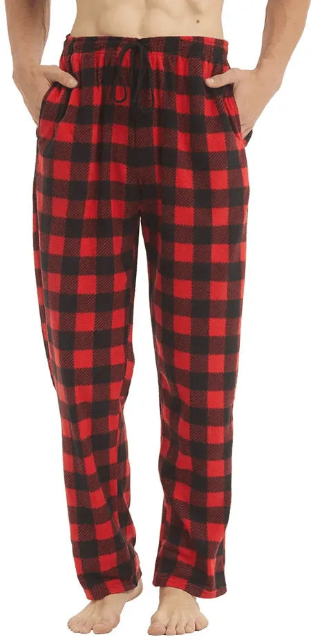 Men's Comfort Stretchy Plaid Pajama Pants - PremiumBrandGoods