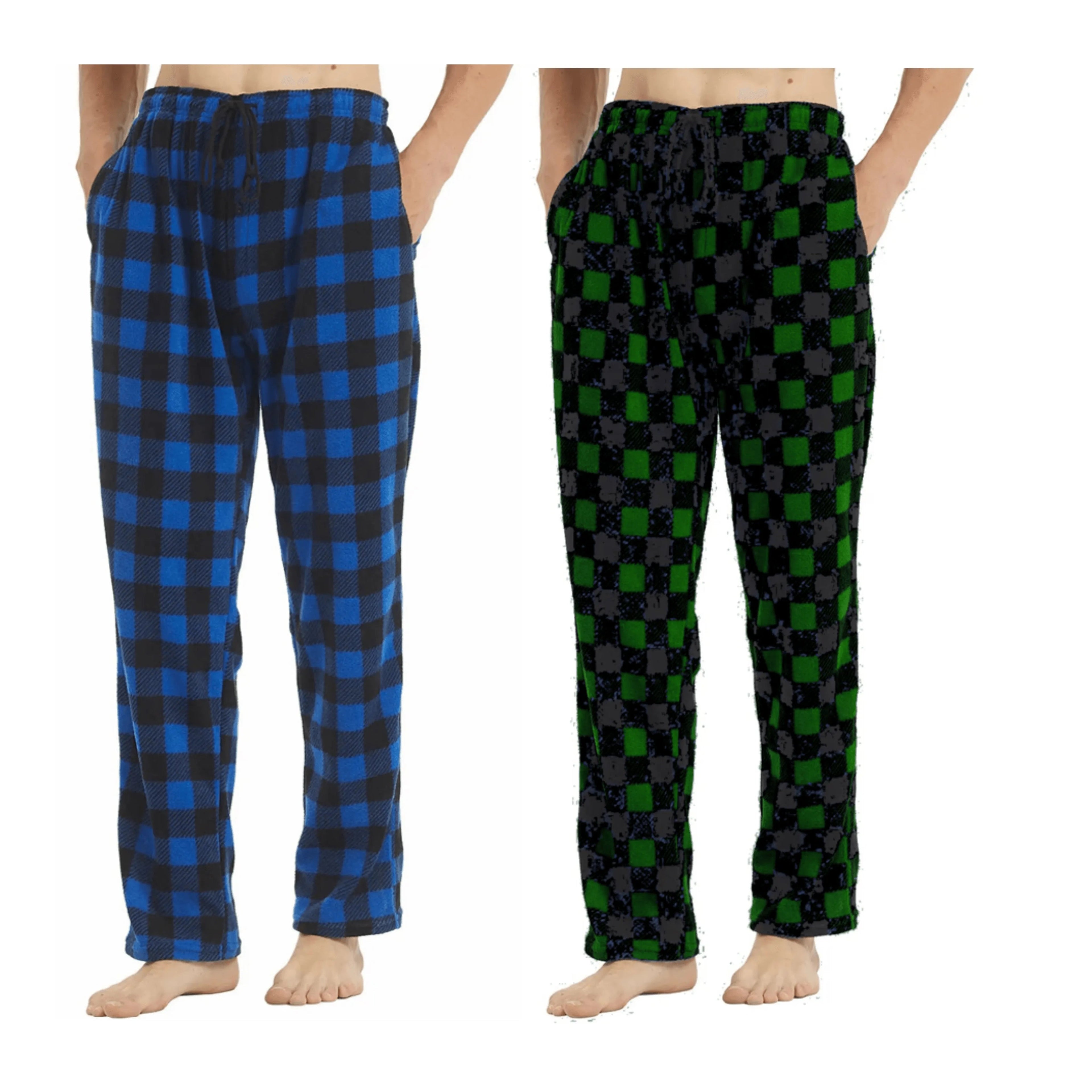 Men's Comfort Stretchy Plaid Pajama Pants - PremiumBrandGoods