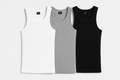 Men's Premium 100% Cotton Ribbed Tank Tops - Breathable Sleeveless Undershirts, 3-Pack