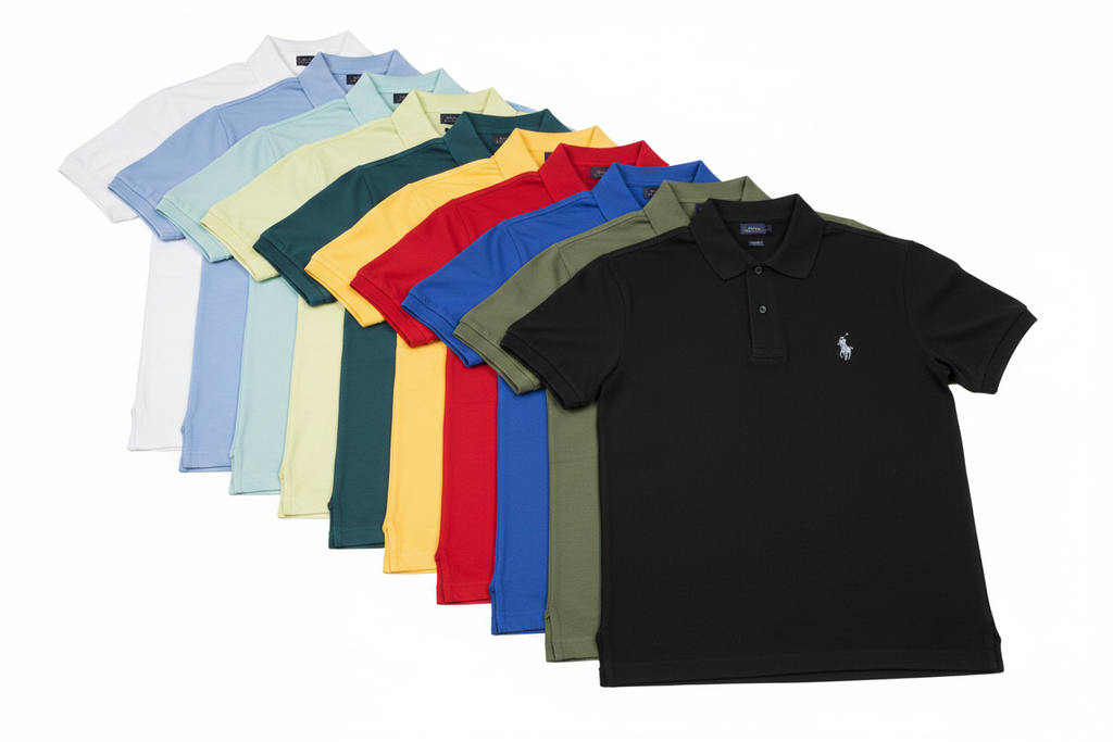 Pacific Polo Shirts - All 10 Colors Wide Fan