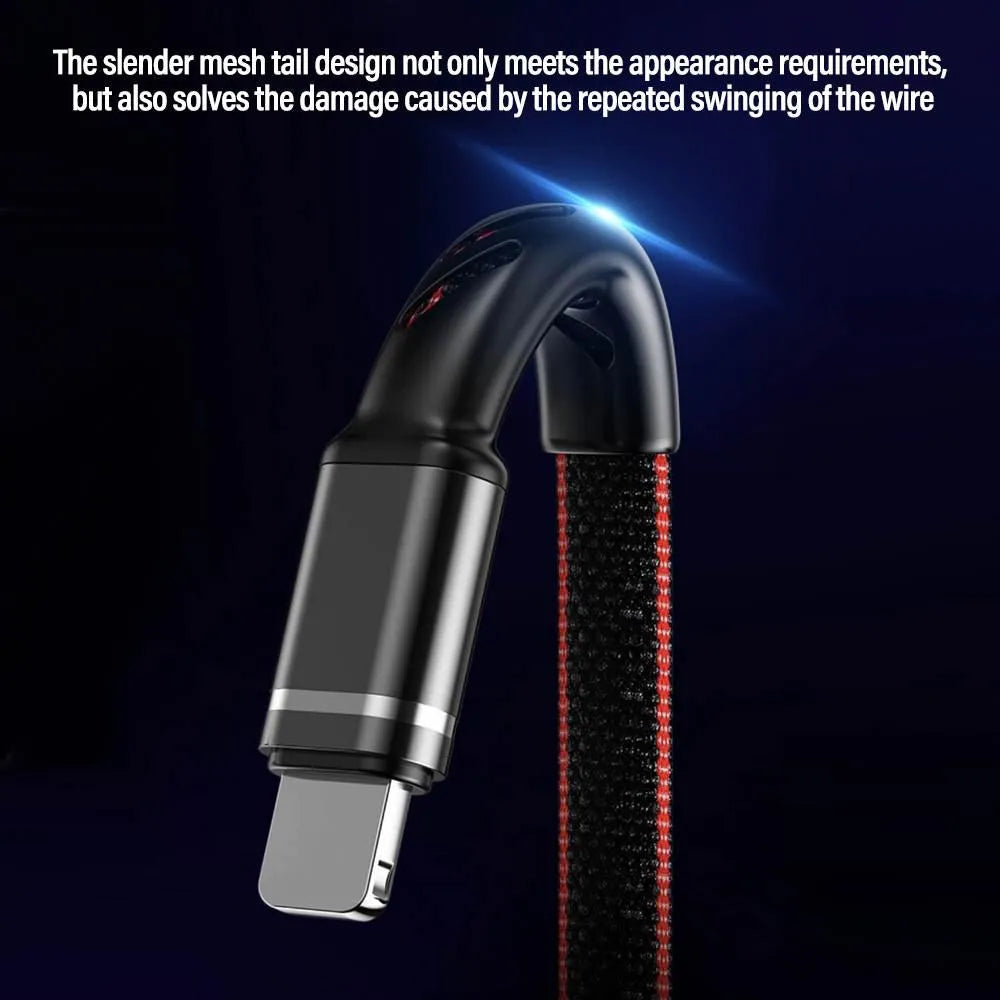 PBG 4 Port Car Charger and 4FT - 3 in 1 Nylon Cable Combo Silver - PremiumBrandGoods