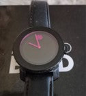 Movado Bold 3600482 Wrist Watch - 36mm Black Leather Strap - MB.01.3.29.6007 - product image