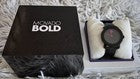 Movado Bold 3600482 Wrist Watch - 36mm Black Leather Strap - MB.01.3.29.6007 - product image