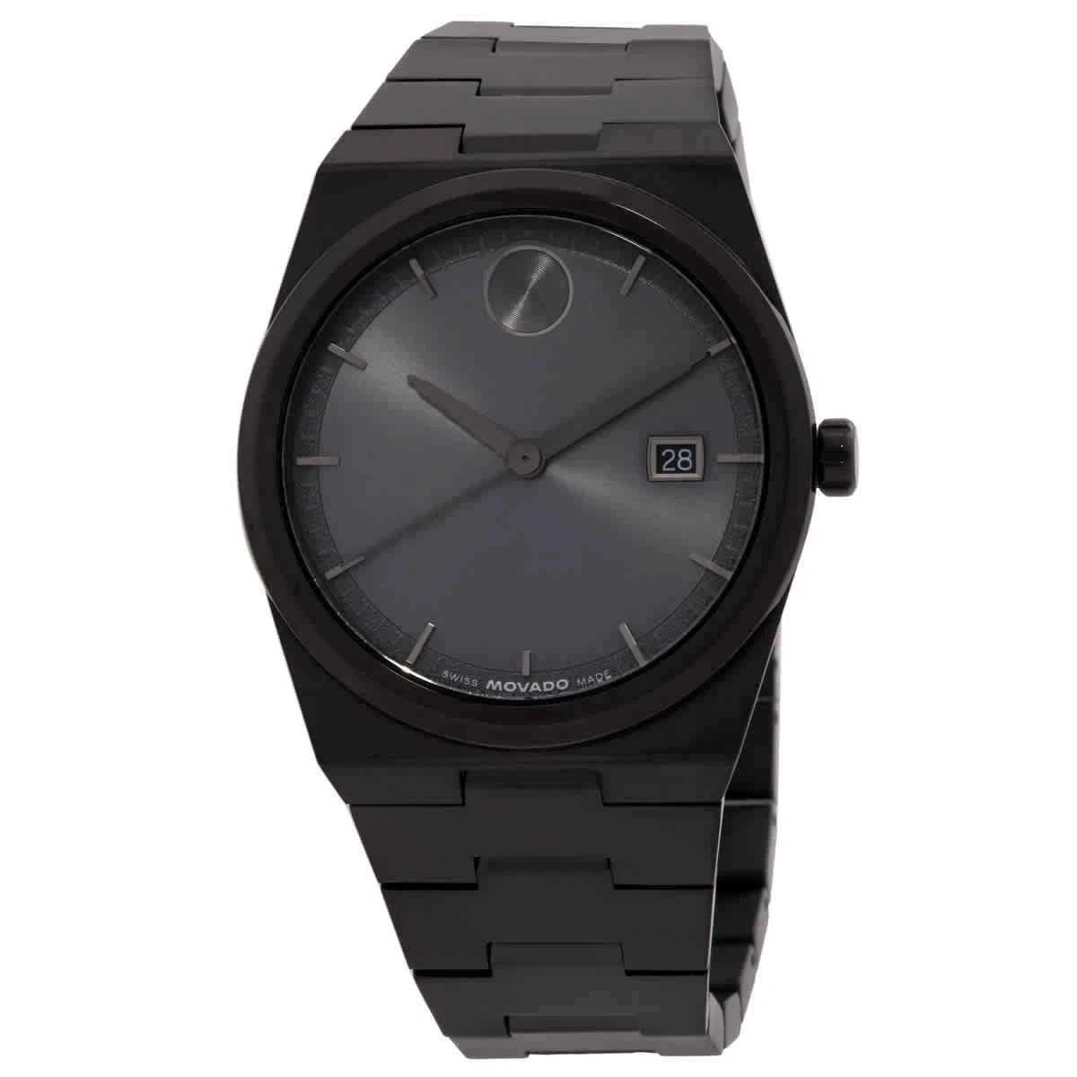 Movado BOLD Quest Quartz Black Dial Men's Watch 3601224 New In Box