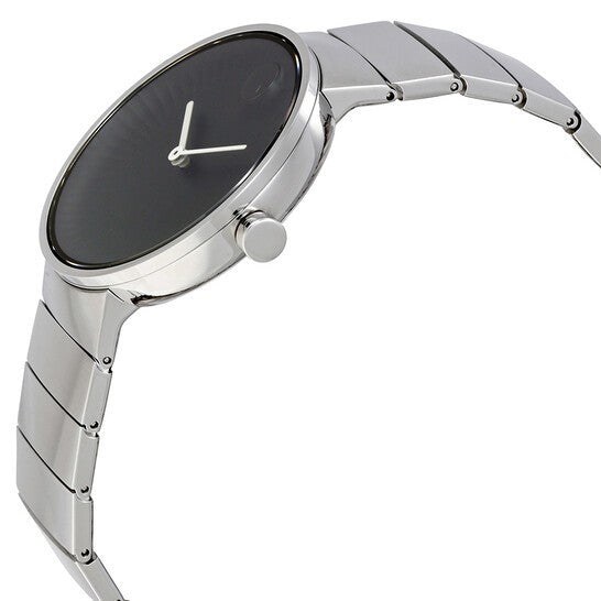 Movado Edge 3680006 Black Dial Men's Watch Brand New In Box