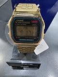 Casio A159WGEA-1DF Vintage Gold Tone Classic Digital Watch Brand New No Box