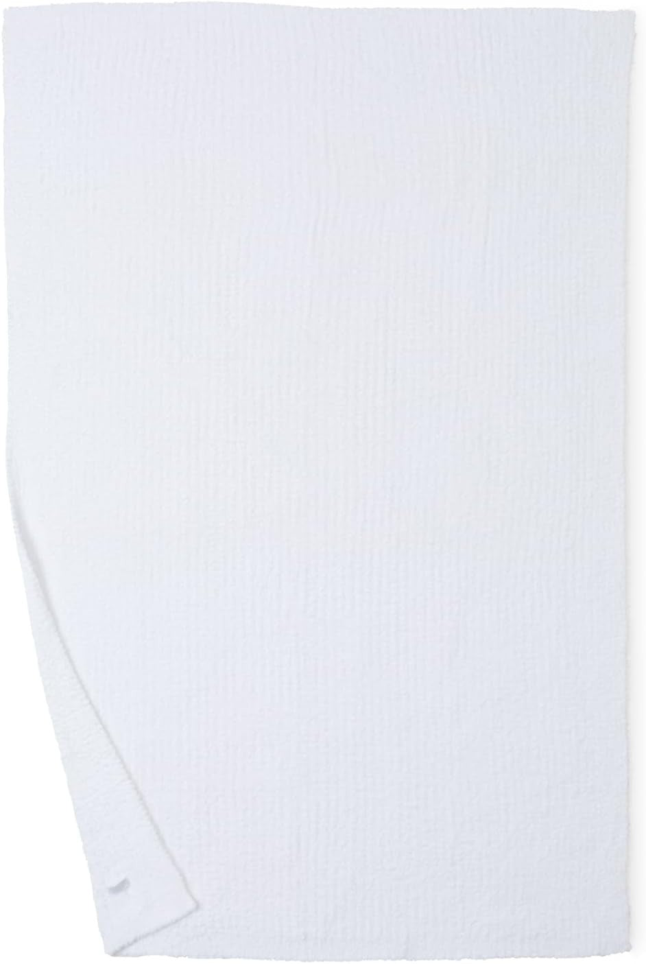 Barefoot Dreams Unisex CozyChic Ribbed Throw Blanket  White 54"x72"