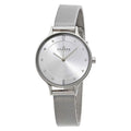 Skagen Anita Silver Dial Stainless Steel Mesh Ladies Watch SKW2149 New In Box