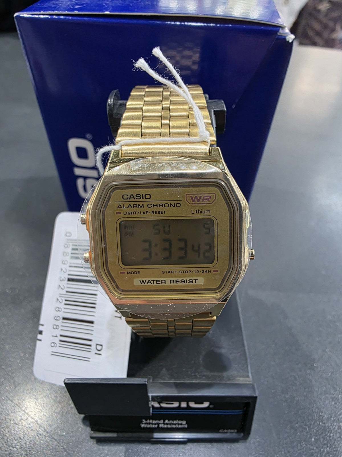 Casio Vintage Watch A158WETG-9AVT Brand New No Box