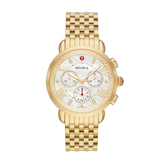 MICHELE Sport Sail Bracelet Watch, 38mm in Gold at Nordstrom - product image