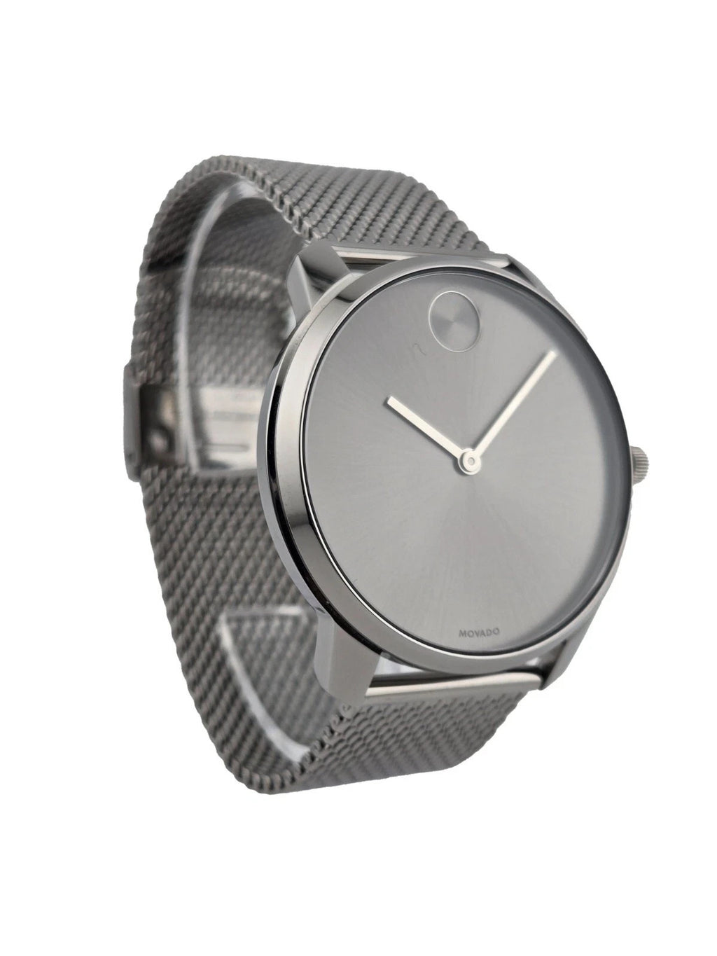 Movado Bold 3600599 Gunmetal Gray Dial Stainless Steel Men's Watch New In Box