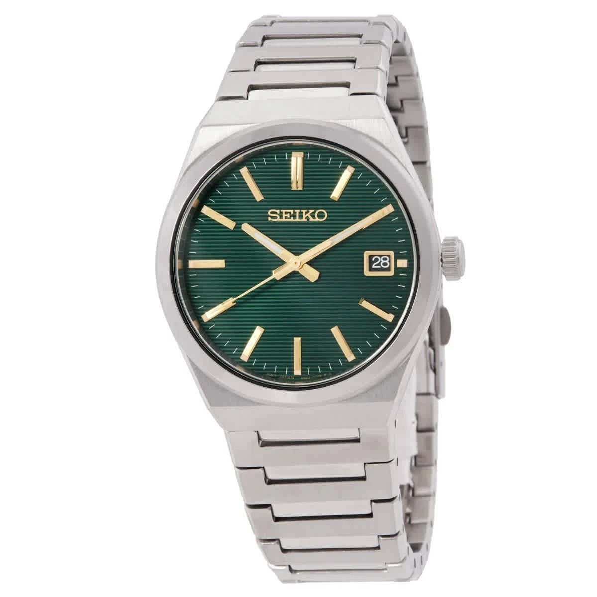 Seiko Quartz Green Dial Watch SUR601P1 Brand New 100% Authentic