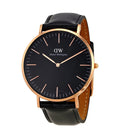 DANIEL WELLINGTON DW00100127 Classic Sheffield Black Dial 40 MM Watch New In Box