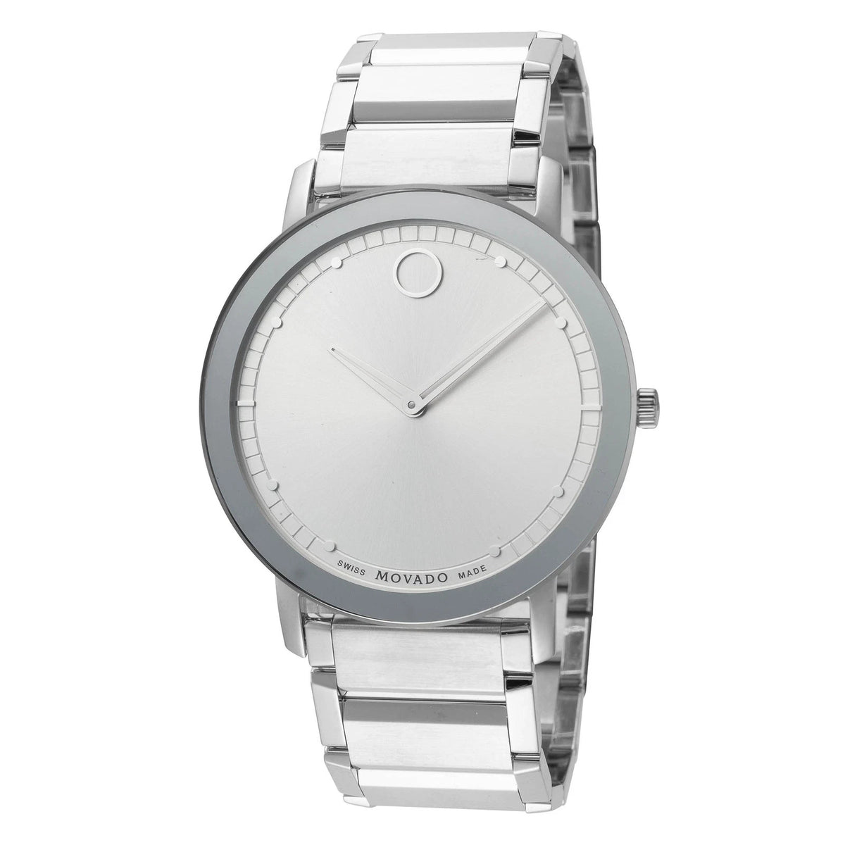 Movado Men's 40mm Sapphire Quartz Watch 0607407 Brand New 100% Authentic