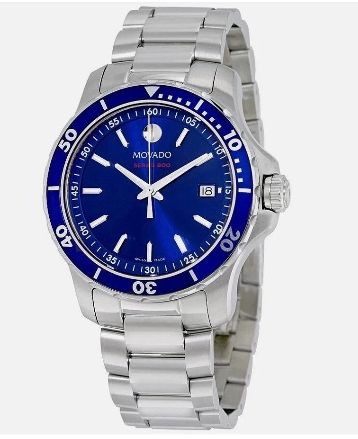 MOVADO Series 800 2600137 Blue Dial Men's Watch 40mm New In Box