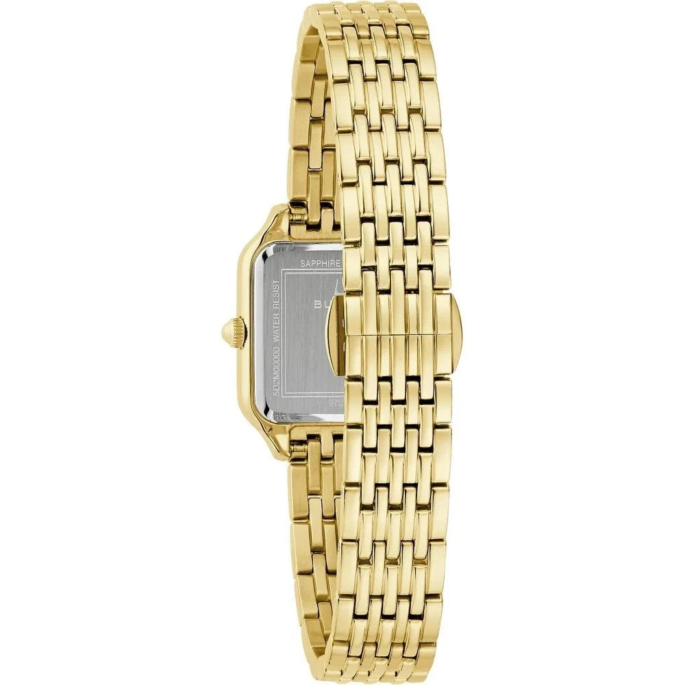 Bulova Gold Womens Analogue Watch Sutton 97L191 Brand New - Fast Ship -