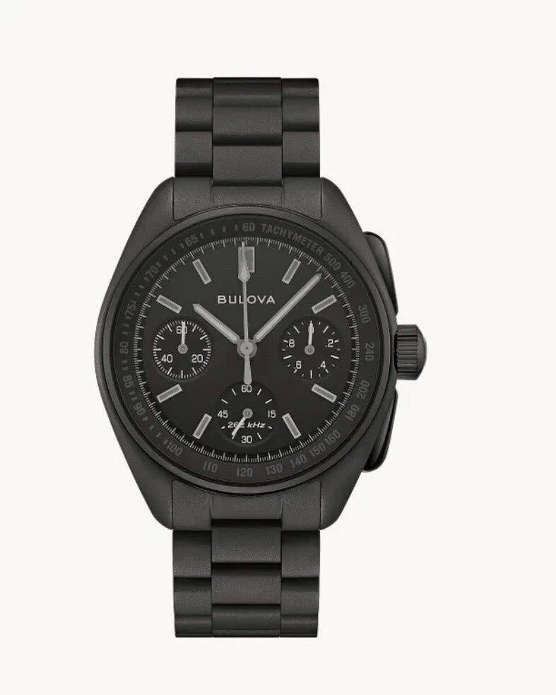 New Bulova Lunar Pilot Black Hole Limited Edition Chronograph – 98A335