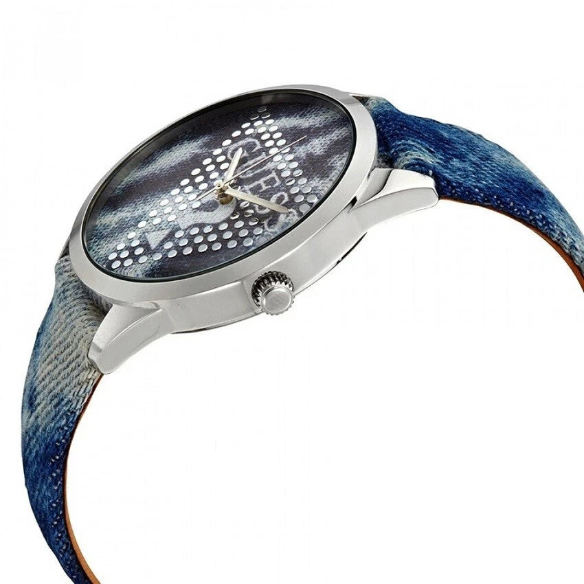 Guess Blaze Leather Strap Watch 40mm W1144L1 New In Box
