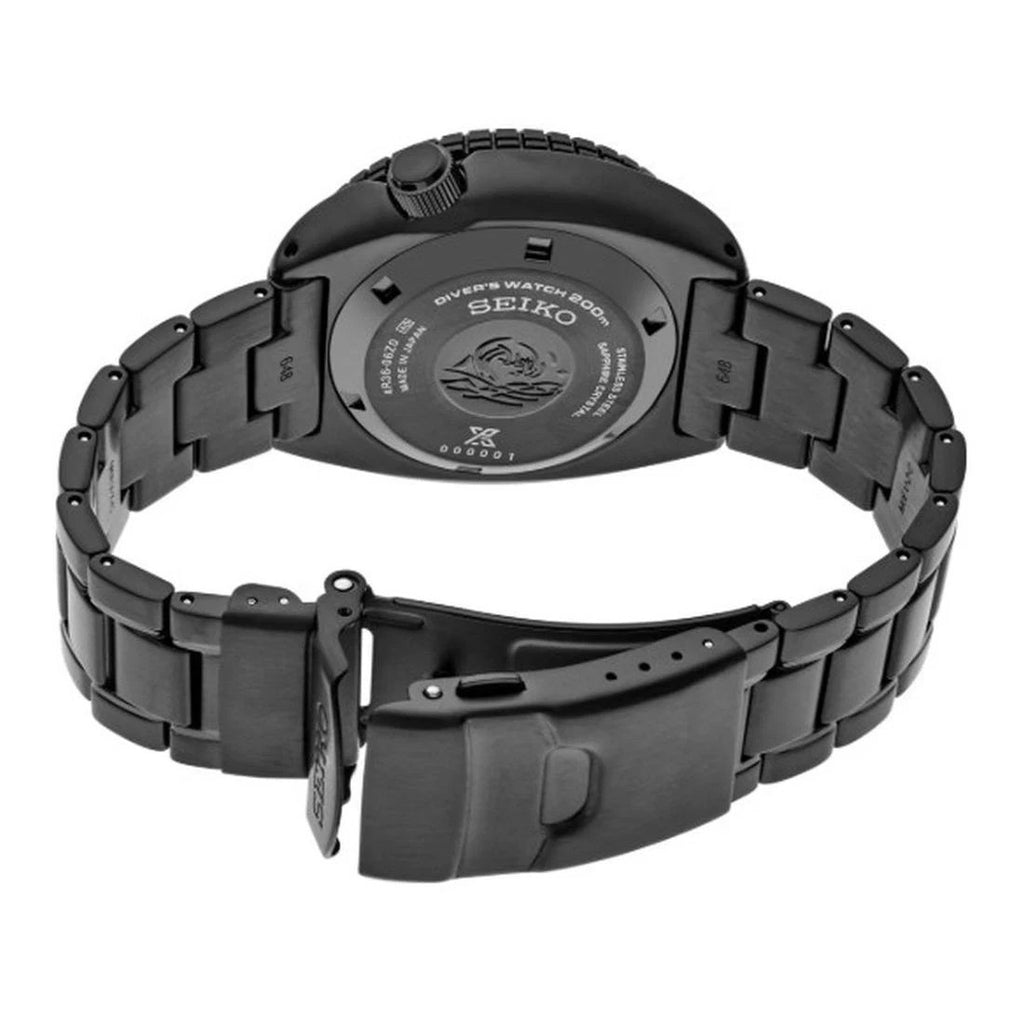 Seiko SRPK43 Prospex King Turtle Automatic Watch 200m Black Dial Box Tags Papers