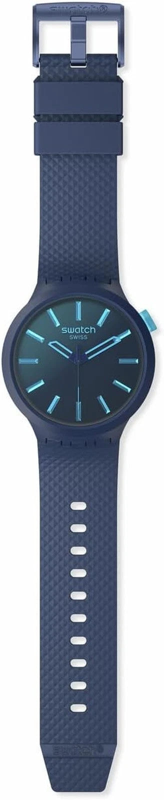 Swatch INDIGO GLOW BIG BOLD SB05N113 Wristwatch New In Box