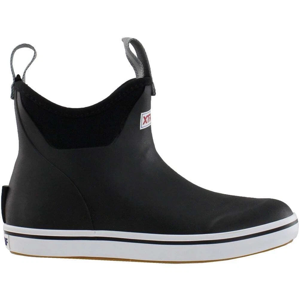Xtratuf Ladies Black Ankle Deck Boot XWAB-000 New In Box Size 9 US