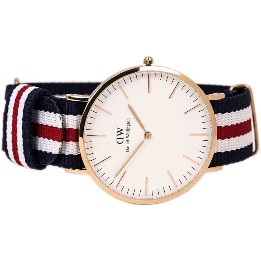 Daniel Wellington Classic Canterbury White Dial Mens Watch 0102DW New In Box