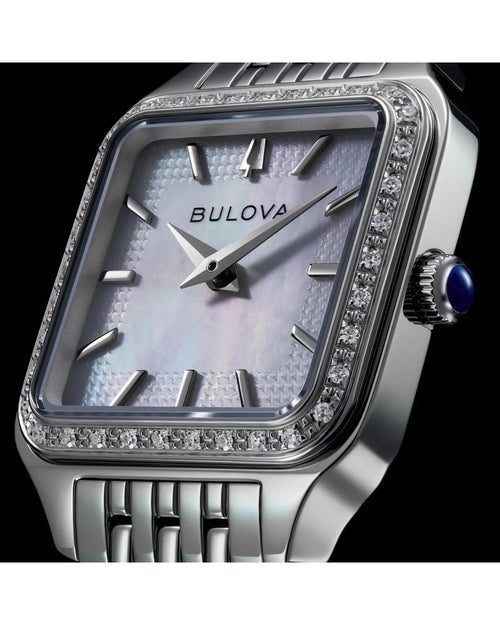 *BRAND NEW* Bulova Sutton Diamond Mother of Pearl Dial 23MM Women's Watch 96R256