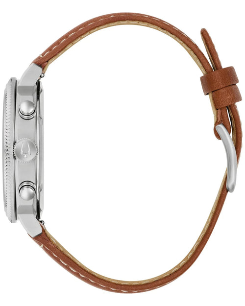 *BRAND NEW* Bulova Military Green Dial Brown Leather Strap Men's Watch 96B482