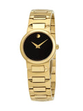 Brand New Movado Women's Temo Yellow Gold  Stainless Steel Watch 0607297