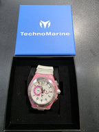 Technomarine 112014 Pink/White Chronograph Watch With Box - product image