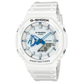 Casio G-Shock Analog/Digital White/Blue Resin Watch GA2100HDS-7A