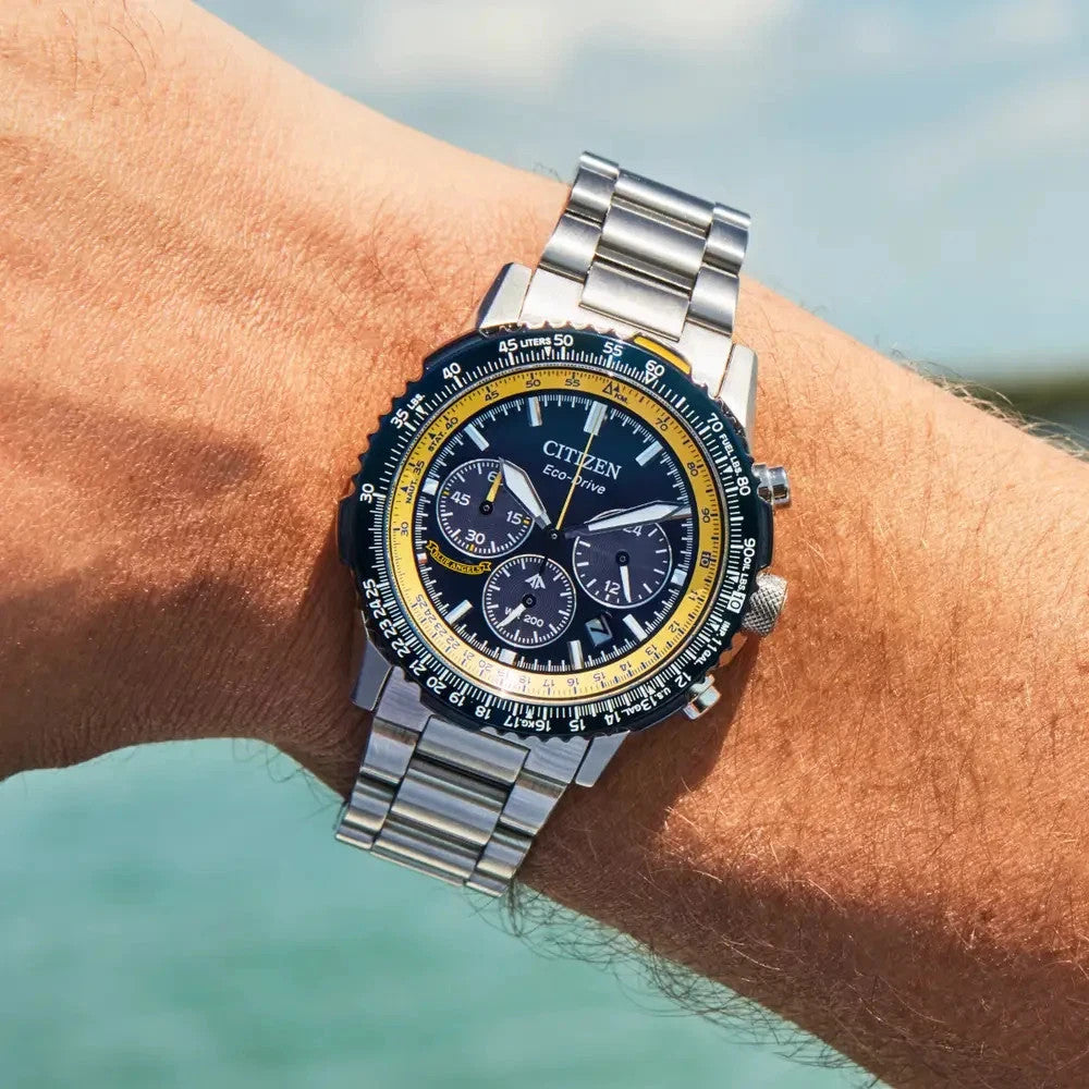 Citizen CA4667-53L Eco-Drive Stainless Angels Sapphire Promaster Air Navihawk
