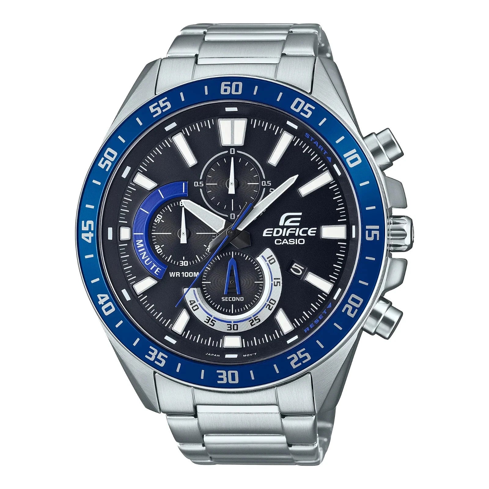 Casio EFV620D-1A2V, Edifice Watch, Chronograph, Date, 100 Meter, 50MM Case