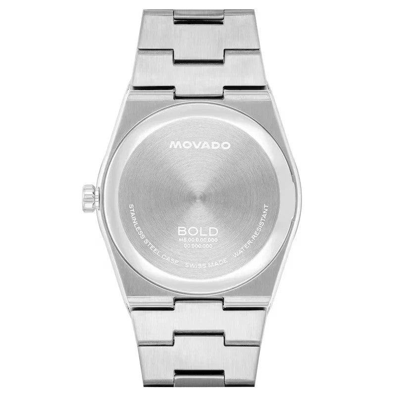 Movado Bold Quest 40mm White Dial Two-Tone Stainless Steel Men's Watch 3600972