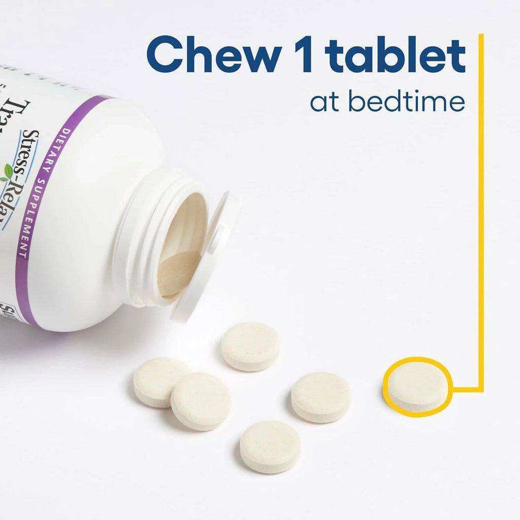Natural Factors Tranquil Sleep Chewable Melatonin 5-HTP 120 Tablets Exp 03/27