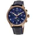 New Tissot Chrono XL Classic Blue Dial Leather Men's Watch T116.617.36.042.00
