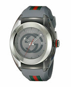 New Gucci Sync XXL 46mm YA137109 Gray Rubber Band Gray Dial Unisex Watch Sale - product image
