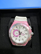 Technomarine 112014 Pink/White Chronograph Watch With Box - product image