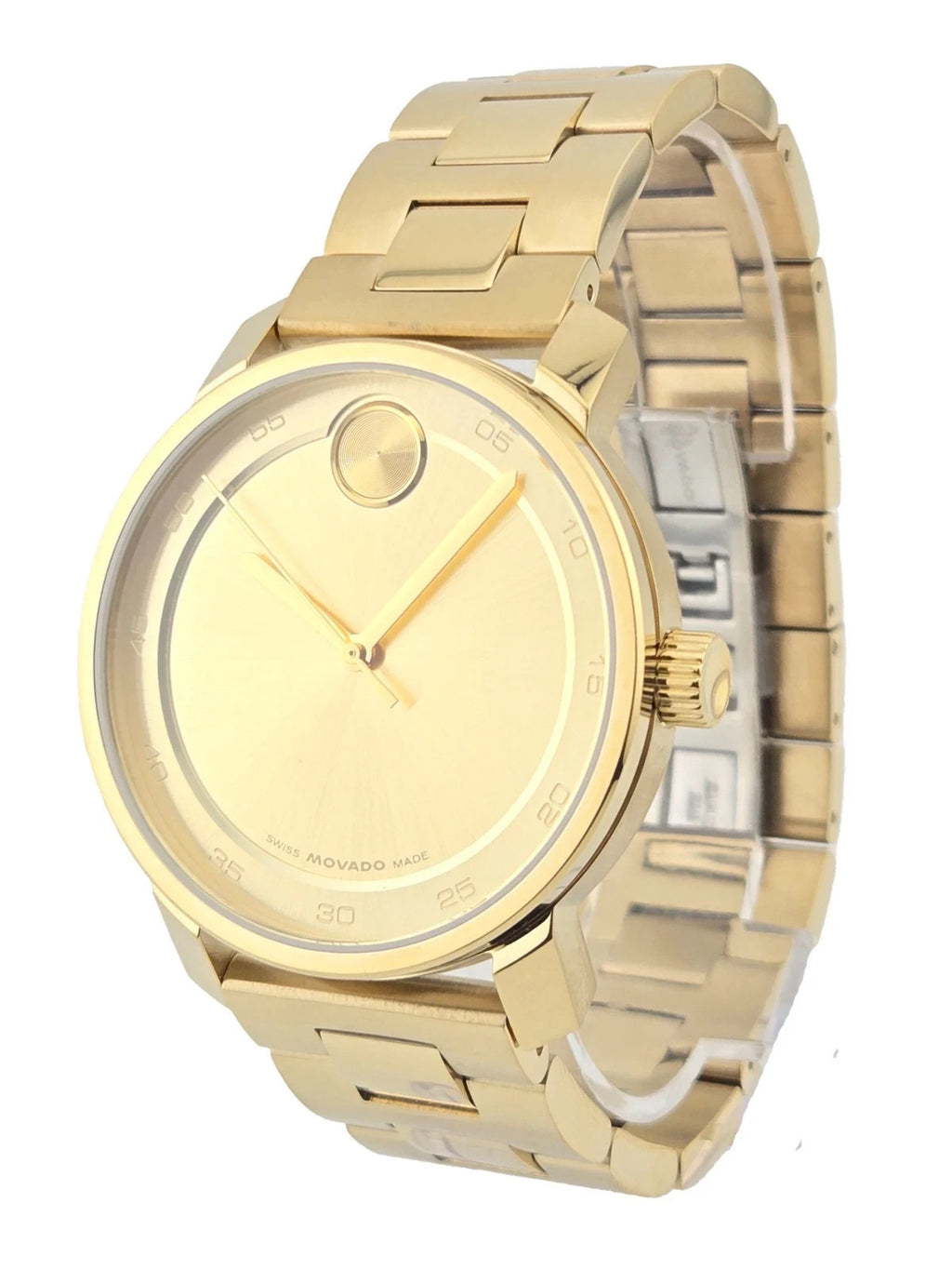 Movado Bold Access Men's Gold Tone Stainless Steel Watch - 3600912 NEW