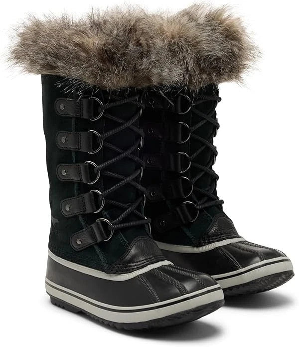 NIB Sorel Joan of Arctic Women's Waterproof Boots Black/Quarry Size 9