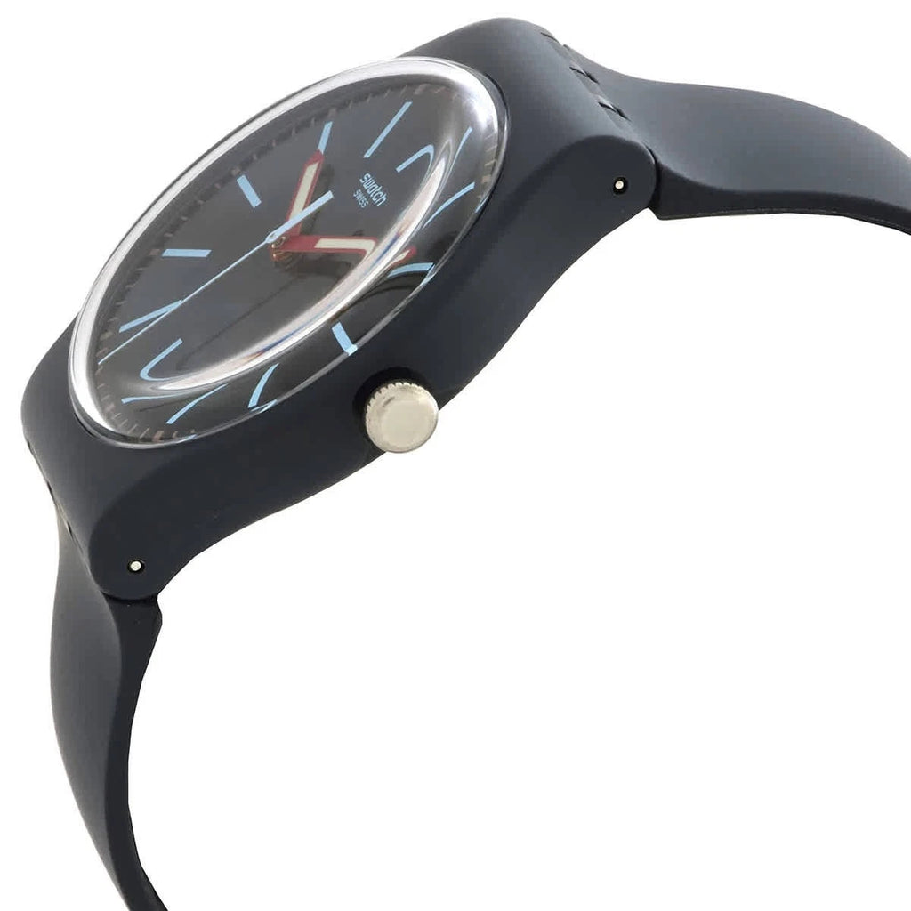 Swatch Cobblestone Street Quartz Grey Dial Watch SO29A101 New In Box