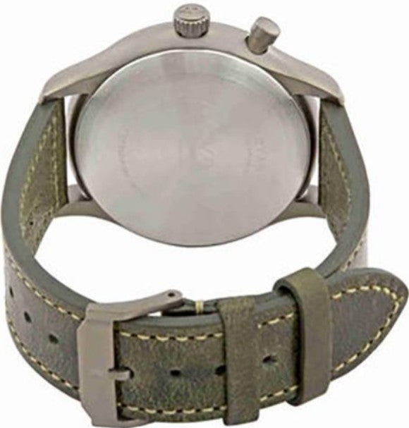 Movado Heritage Black Dial Green Leather Strap 3650029 New In Box